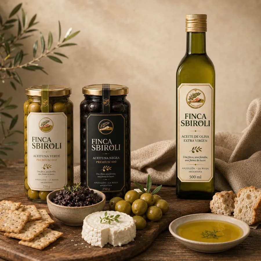 Picada con tapenade de aceitunas negras